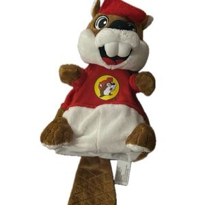 Buc-ee’s Beaver Hand Puppet Plush | Red Shirt | Buc-ee’s Mascot